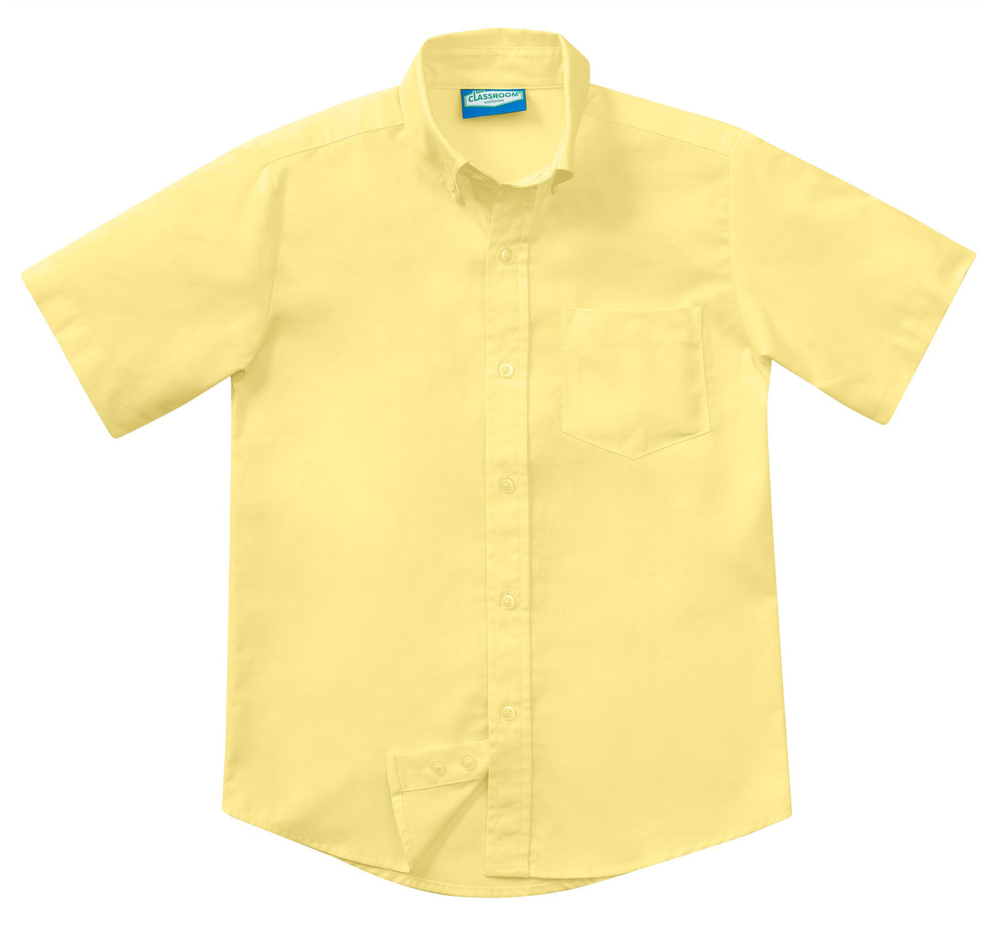 Unisex Short Sleeve Oxford