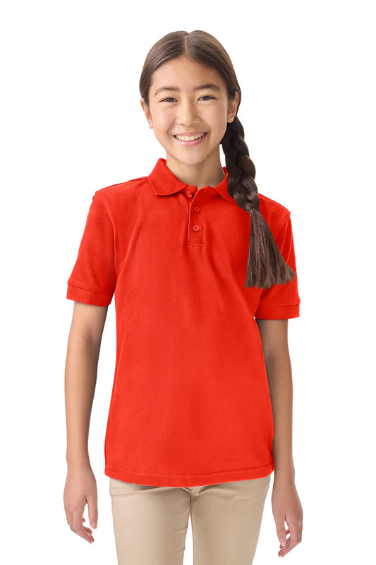 Unisex Short Sleeve Pique Polo
